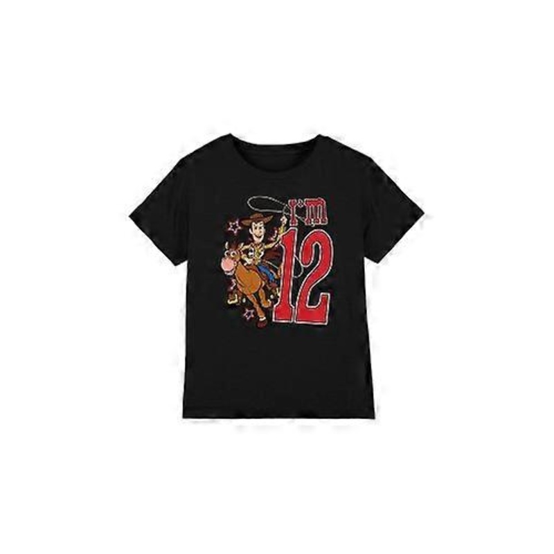 Toy Story Childrens/Kids I’m 12 Woody Birthday T-Shirt