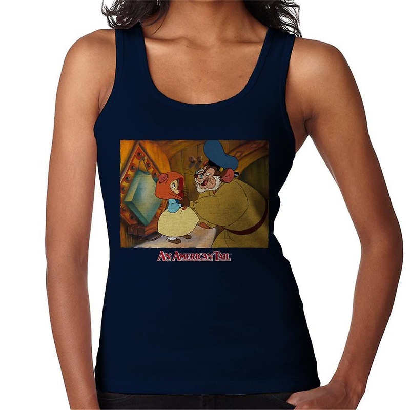 An American Tail Papa Holding Headscarf Women’s Vest