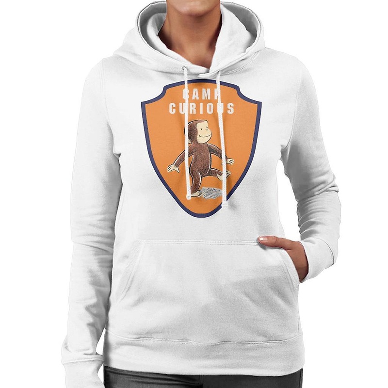 Curious George Camp Badge Women’s Hooded Sweatshirt
