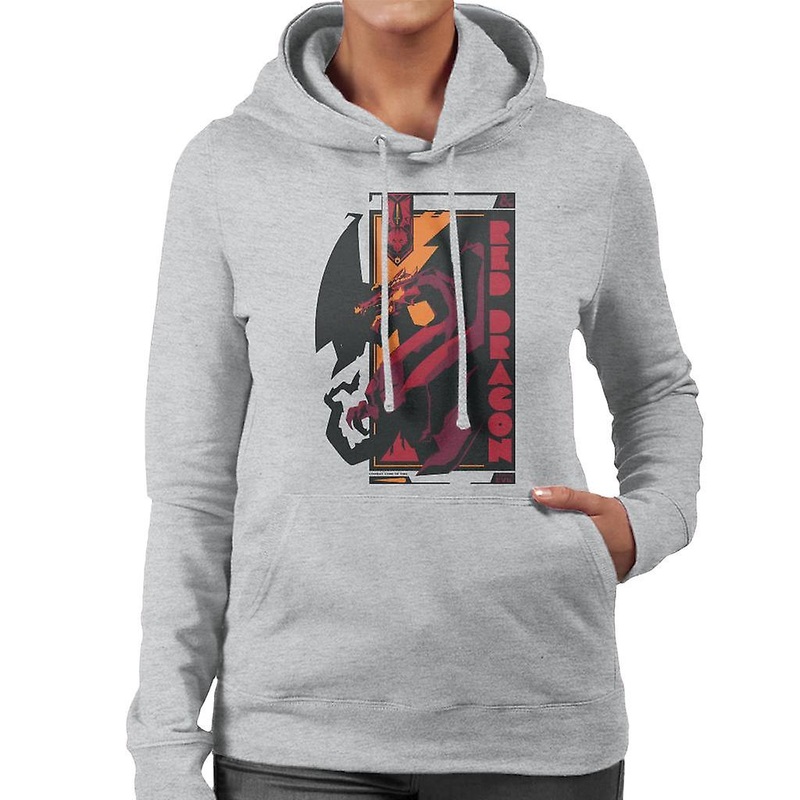 Dungeons & Dragons Red Dragon Badge Women’s Hooded Sweatshirt