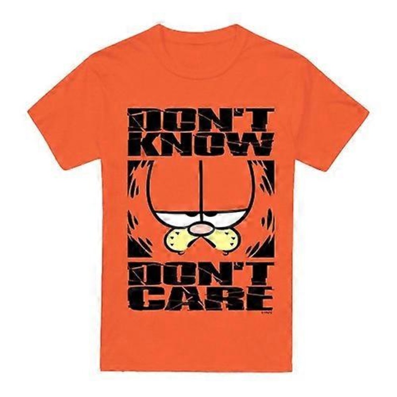 Garfield Mens Don’t Know Don’t Care T-Shirt