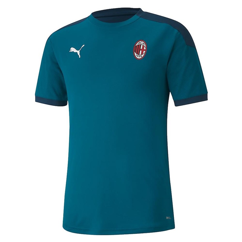 Puma AC Milan 2020/21 Mens Blue Training Football Shirt 758191 03