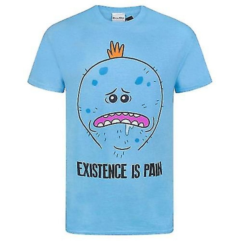 Rick And Morty Mens Meeseeks Existence Is Pain T-Shirt