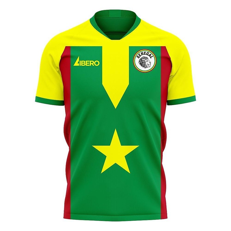 Senegal 2025-2026 Home Concept Football Kit (Libero) – Little Boys