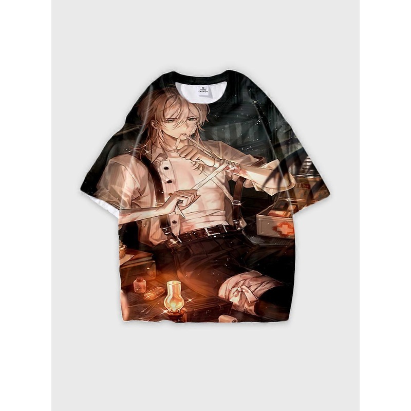 T-shirt short sleeve round neck summer casual loose E3596