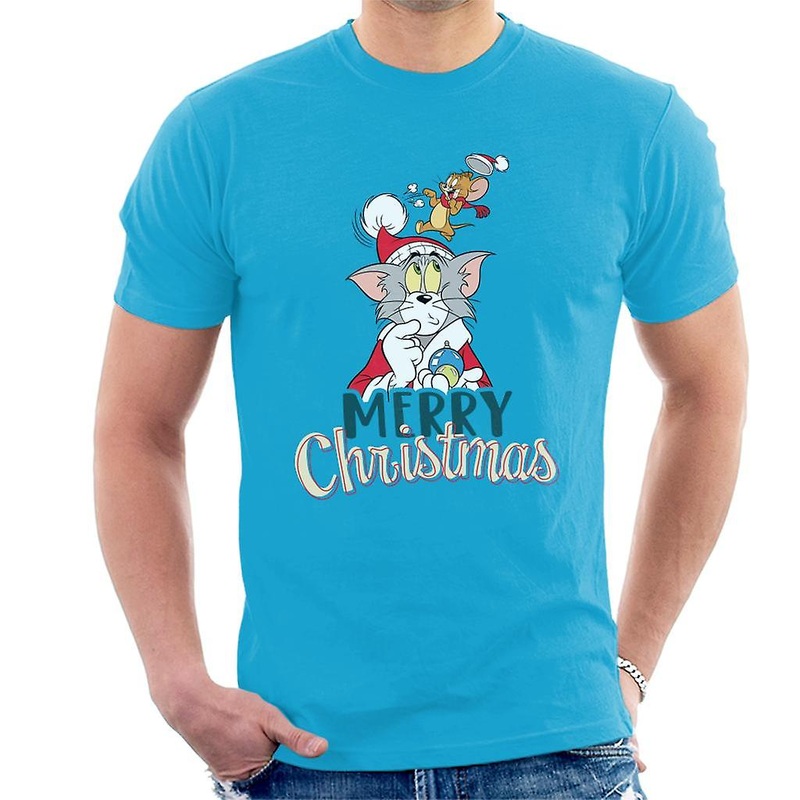 Tom and Jerry Christmas Merry Xmas Men’s T-Shirt
