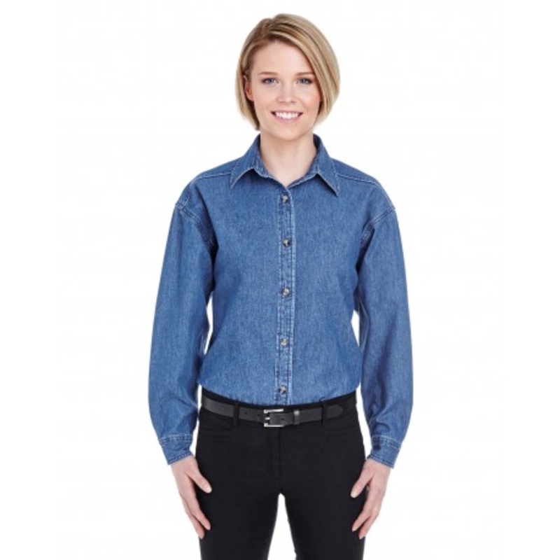 UltraClub 8966 Ladies’ Cypress Denim | UltraClub 8966