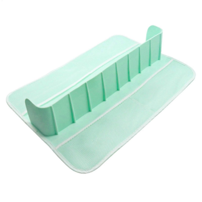 Shower Splash Guards for Kids – Heavy Duty Green Silicone Bathtub Corner Splash Guard with Suction Cups, Waterproof Design