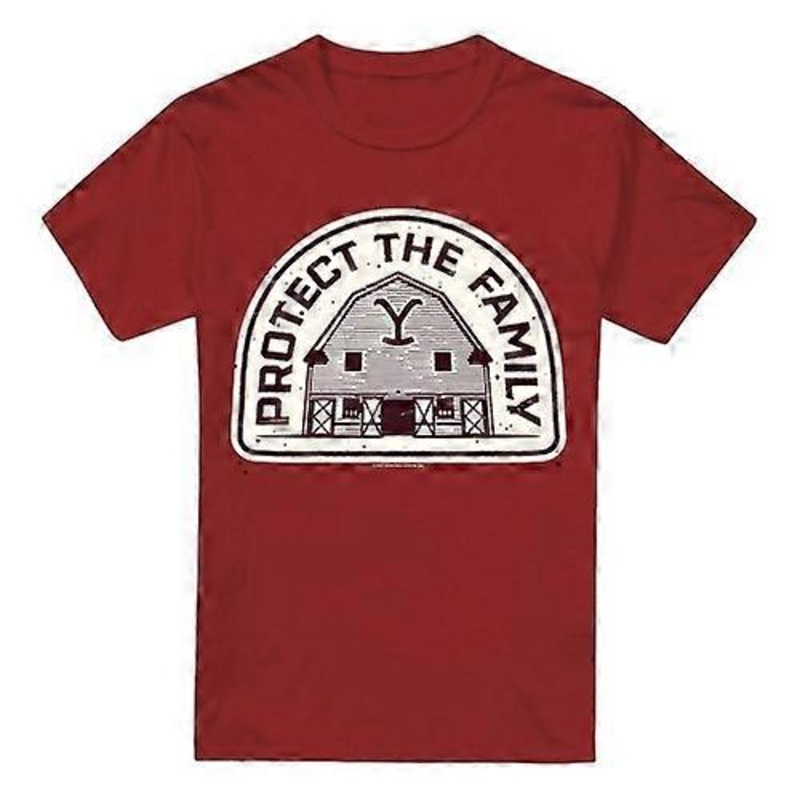 Yellowstone Mens Protect the Family Barn T-Shirt