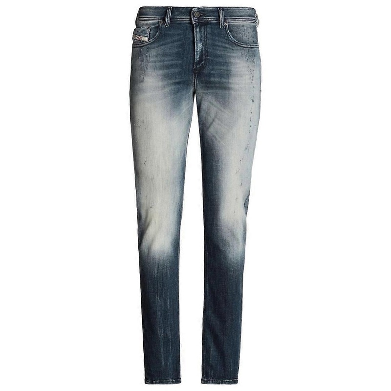 Diesel Sleenker Fadeded Blue Denim Jeans