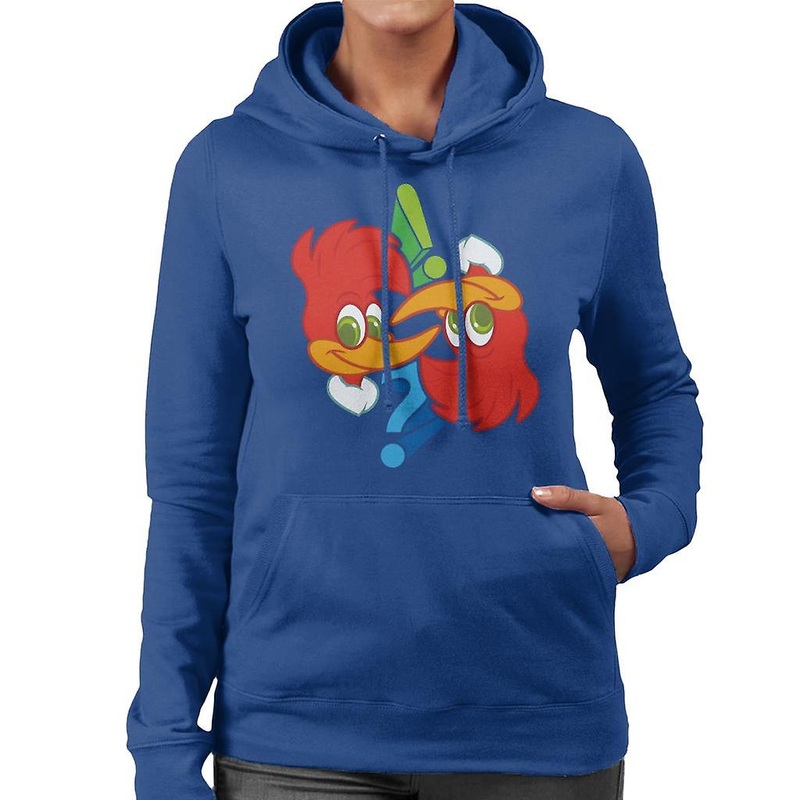 Woody Woodpecker Winnie Question Mark Women’s Hooded Sweatshirt