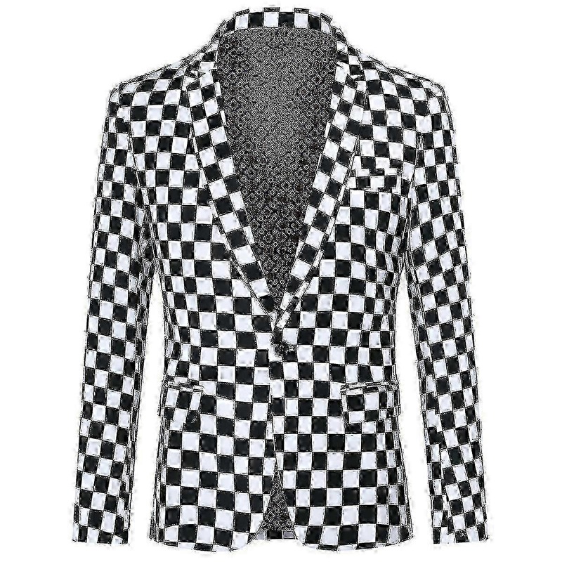 Versatile blazer for men in one button square style