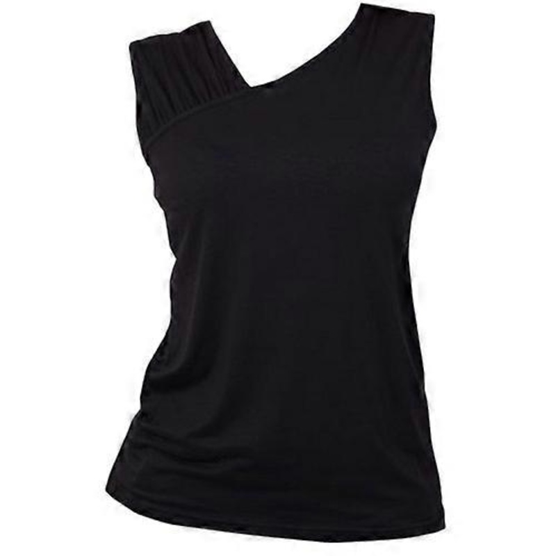 Spiral Womens/Ladies Gathered Sleeve Tank Top