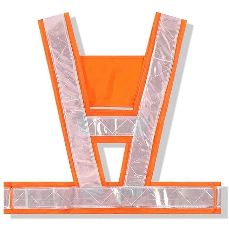 Reflective Night Running Vest Lightweight Safety Vest Size A for Men and Women with High Visibility Design