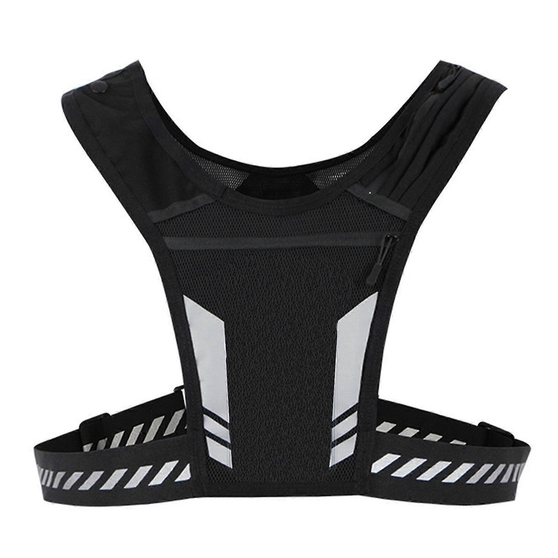 Reflective Running Vest With Pocket For Men Women, For Night Cycling Walking