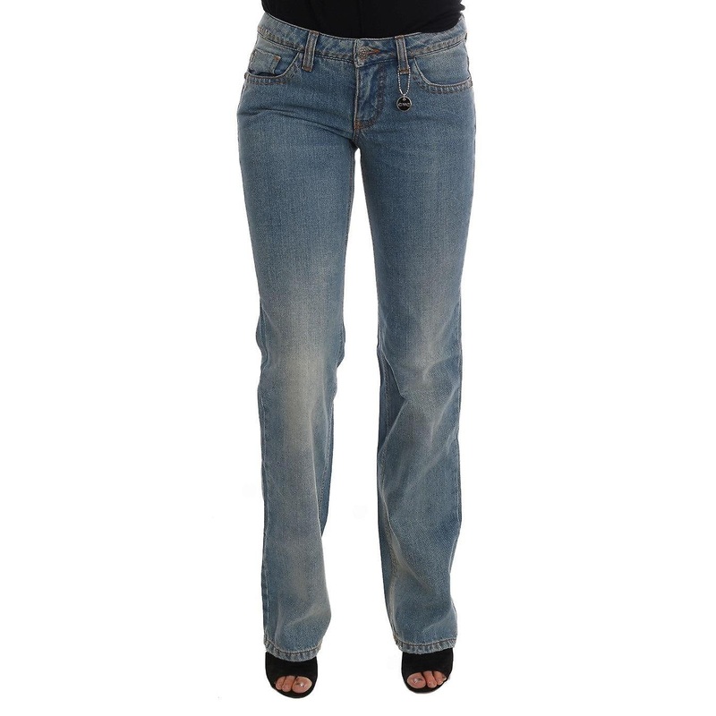 Blue Wash Cotton Classic Jeans