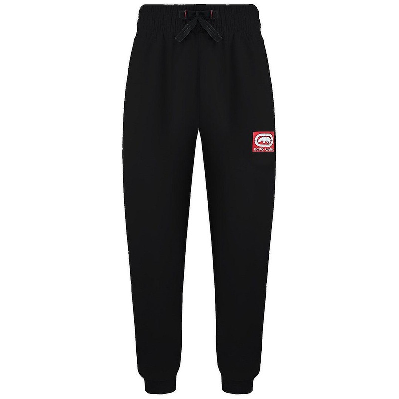 Ecko Unltd. Stretch Waist Black Canam Mens Joggers Track Pants EFM04738 BLACK