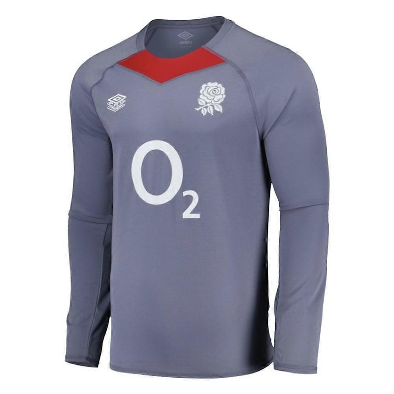 2024-2025 England Rugby LS Relaxed Training Jersey O2 (Grey)