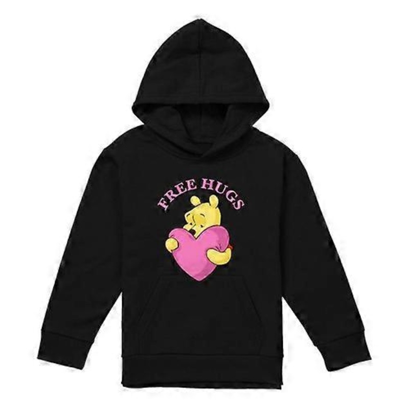Winnie the Pooh Childrens/Kids Free Hugs Valentine’s Day Hoodie