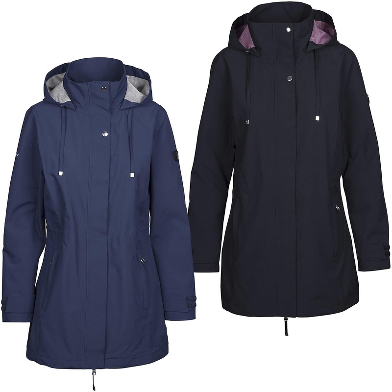 Trespass Womens Pavlina TP75 Waterproof Hooded Long Walking Outdoor Jacket Coat