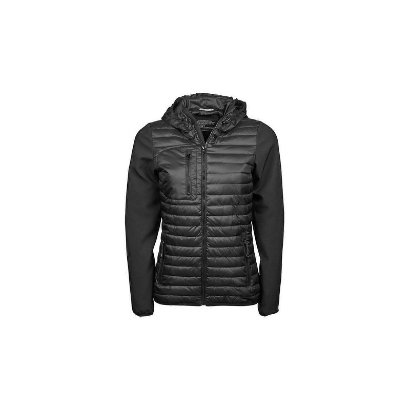 Women’s Tee Jays Ladies Hooded Crossover Jacket TJ9629
