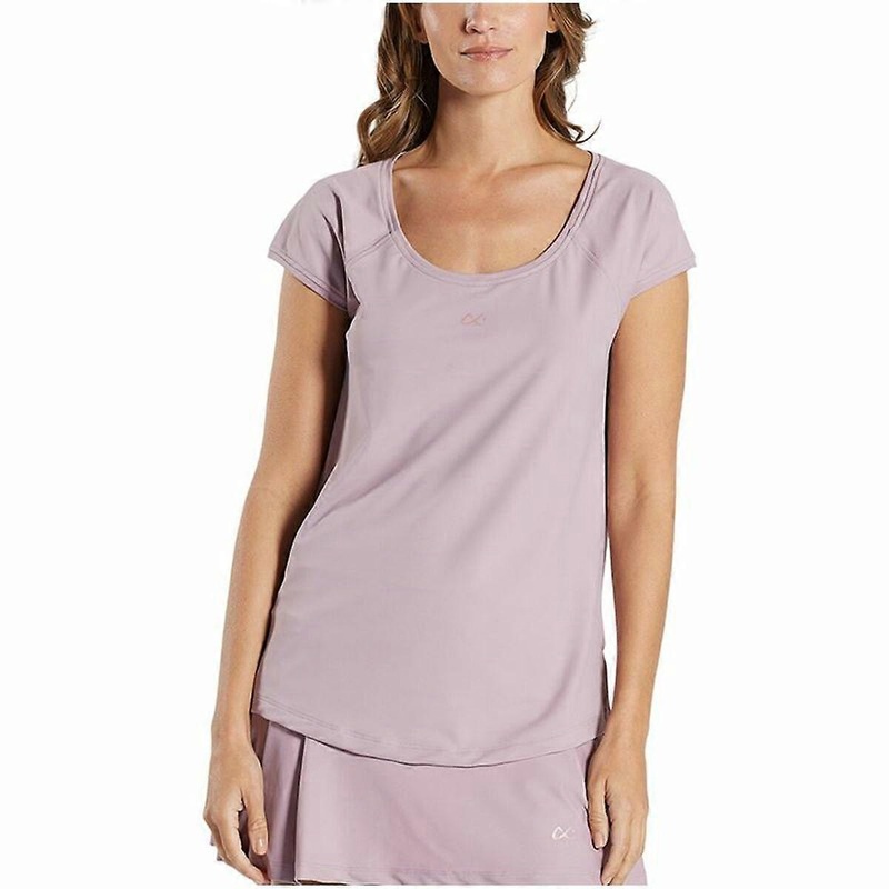 Womens Short Sleeve T-Shirt Ditchil Lavendar