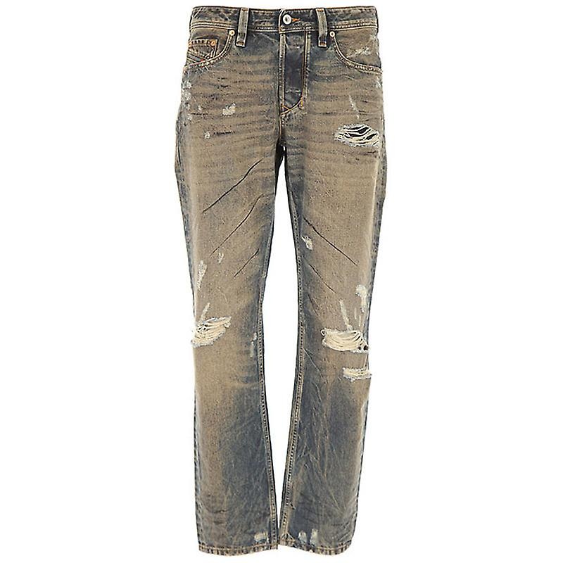 Diesel Larkee Beex 084xb Mens Denim Jeans Regular Tapered Fa