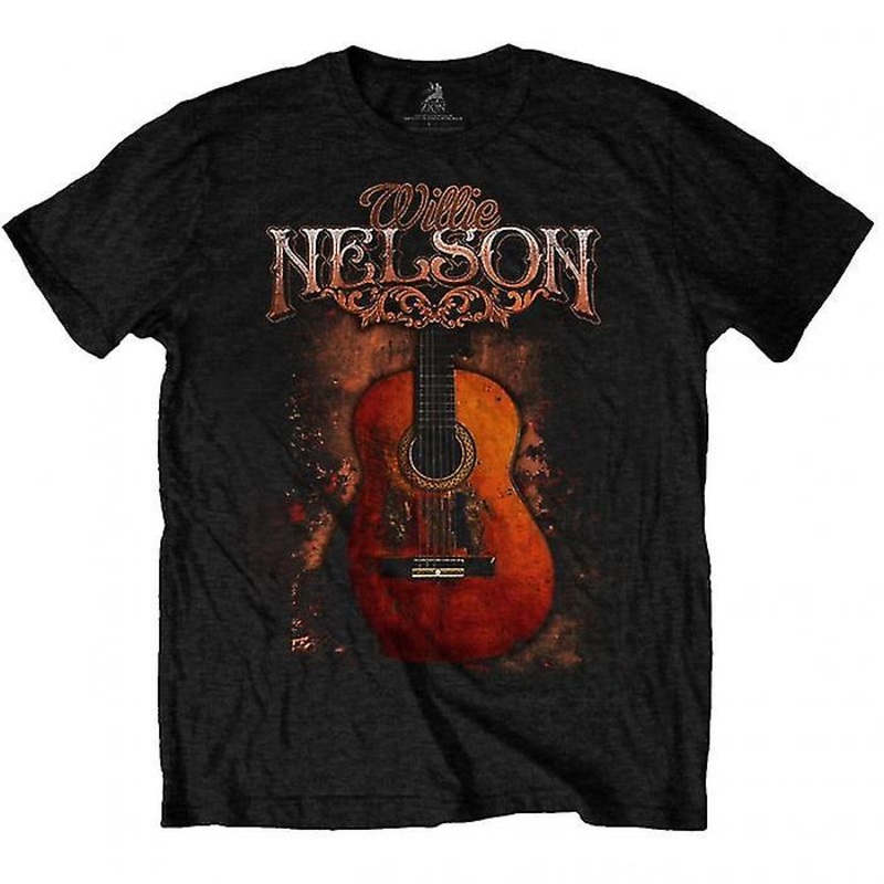 Willie Nelson Unisex Adult Trigger Cotton T-Shirt