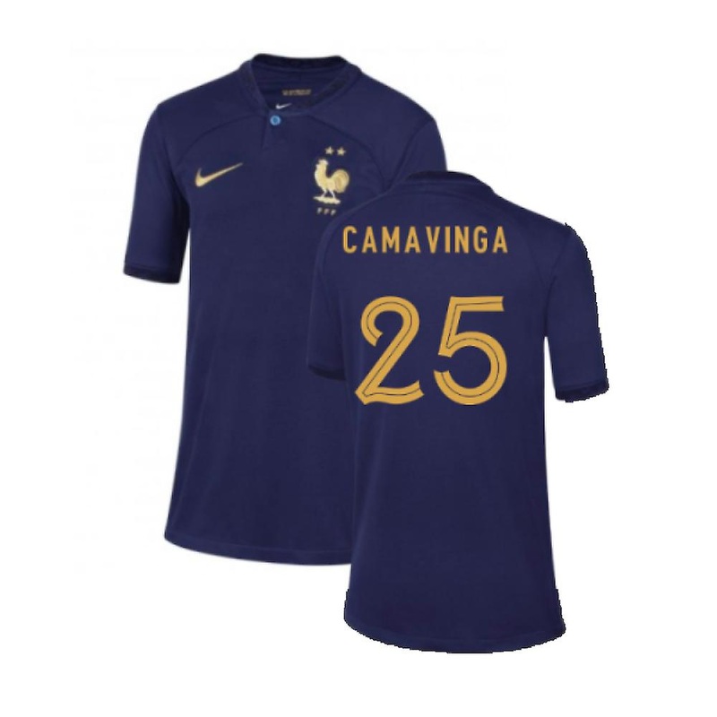 2022-2023 France Home Shirt – Kids (Camavinga 25)