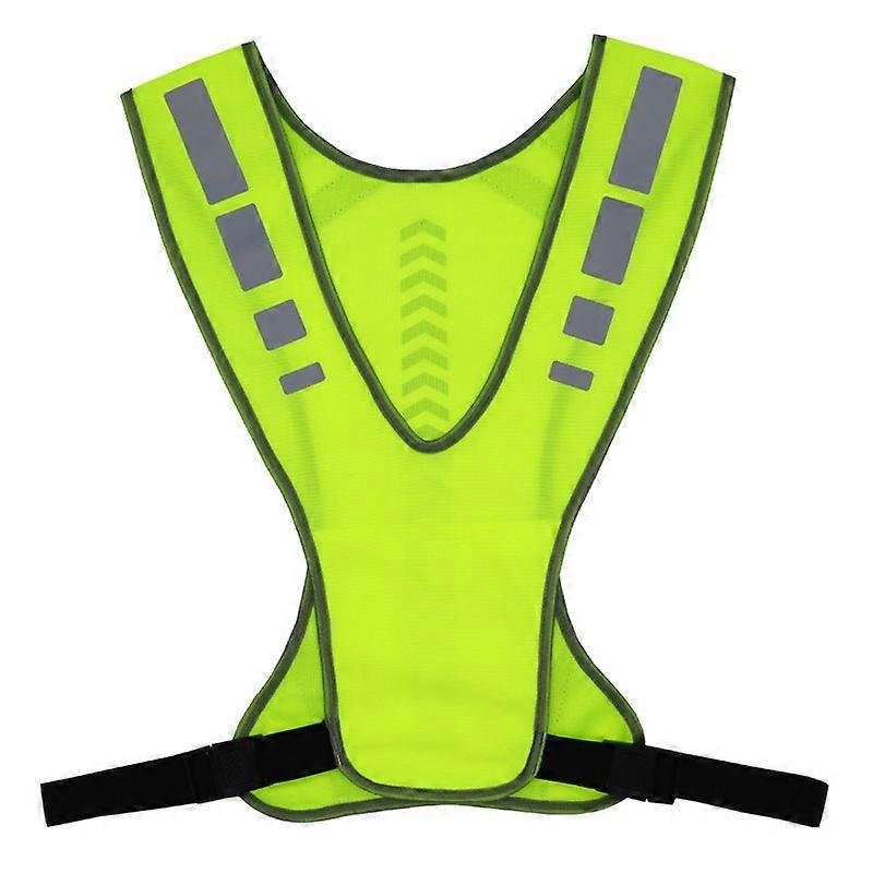 Cycling Reflective Vest High Visibility Safe Jacket for Night Riding Running Jogging Cycling Motorcycle Outdoor Sports Waistcoat