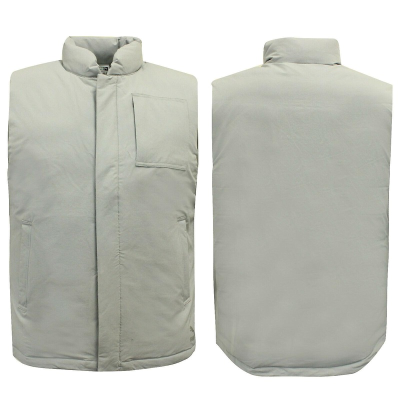 Puma Archive Select Mens Padded Down Gilet Full Zip Vest Grey 573151 02 A45A