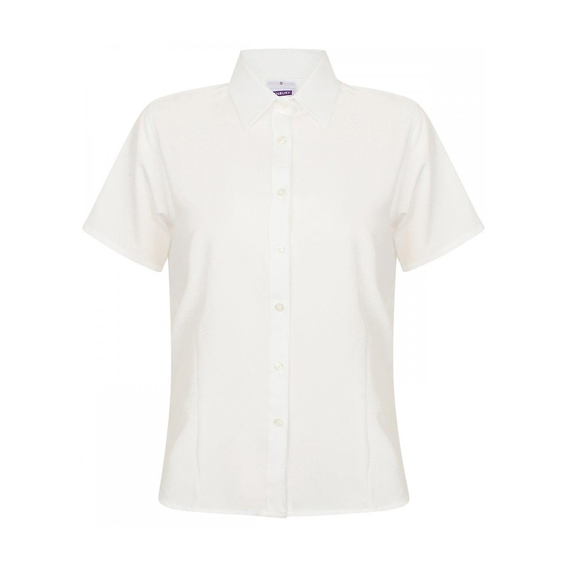 Women’s Henbury Women’s Wicking Antibacterial Short Sleeve Shirt HB596