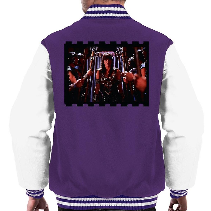 Xena Warrior Princess And Her Soldiers Men’s Varsity Jacket