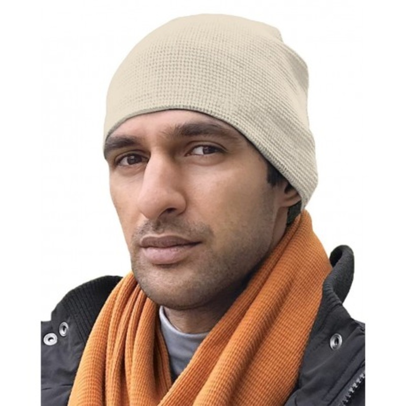 Bayside 3835 USA Made 8″ Cotton Thermal Beanie | Bayside 3835