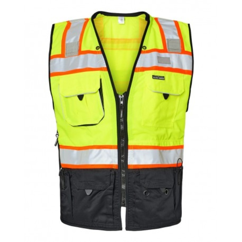 Kishigo S5002-5003 Premium Black Series Surveyors Vest | Kishigo S5002-5003