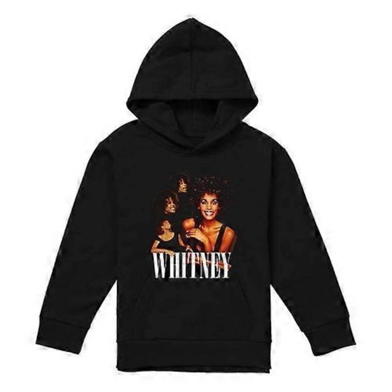 Whitney Houston Childrens/Kids Sing It Collage Heather Pullover Hoodie
