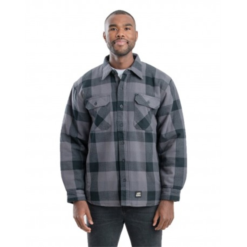Berne SH69T Men’s Tall Timber Flannel Shirt Jacket | Berne Apparel SH69T