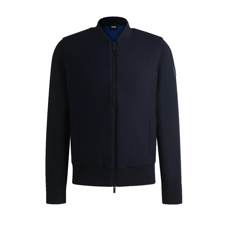 Boss P-eflano Jacket Dark Blue