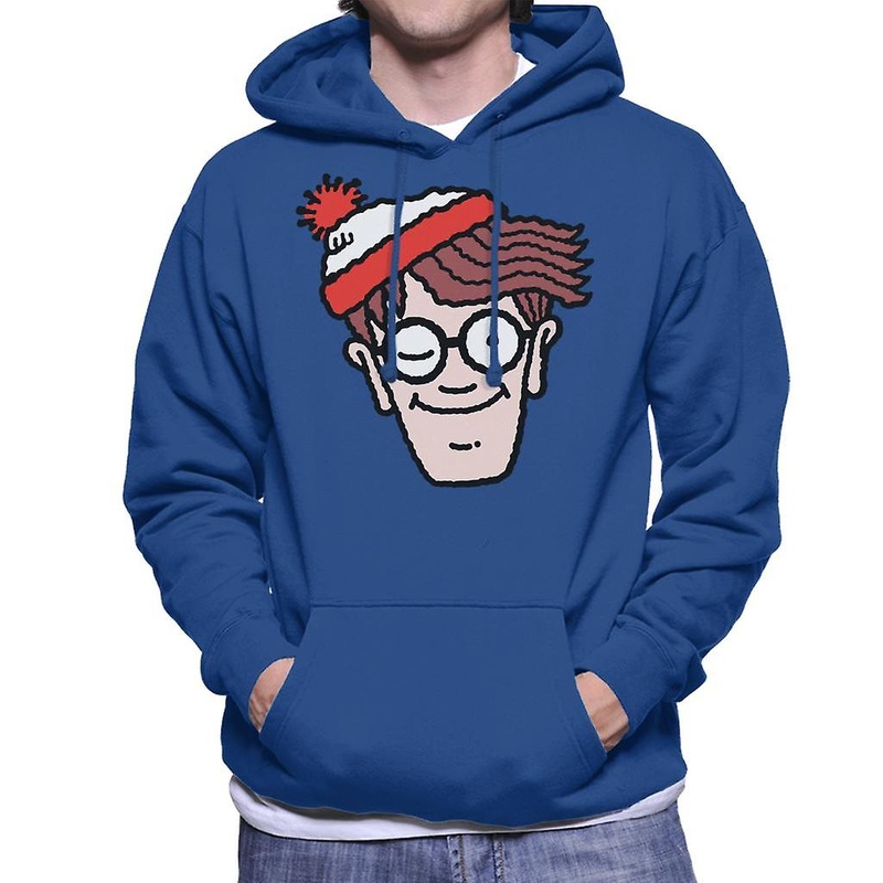 Where’s Wally Winking Men’s Hooded Sweatshirt