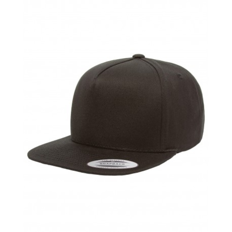 Yupoong Y6007 Adult 5-Panel Cotton Twill Snapback Cap | Yupoong Y6007