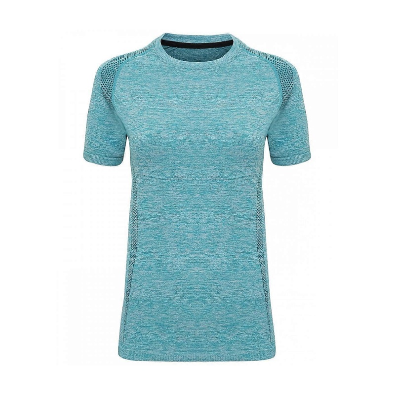 Women’s TriDri Womens Gym Seamless ‘3D Fit’ Multi Sport Performance Short Sleeve Top TR204