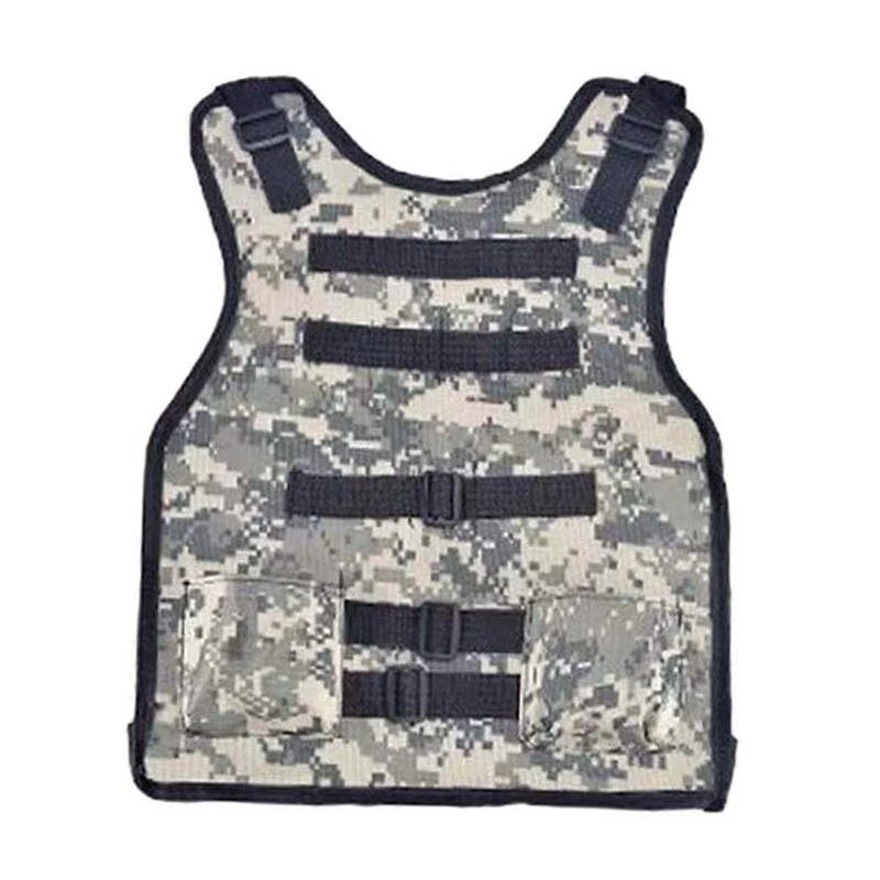 Children’s Outdoor Vest Cargo Vest with 2 Pockets, Adjustable Waistcoat for Play, Outdoor Toddler Kids Costume, Color A