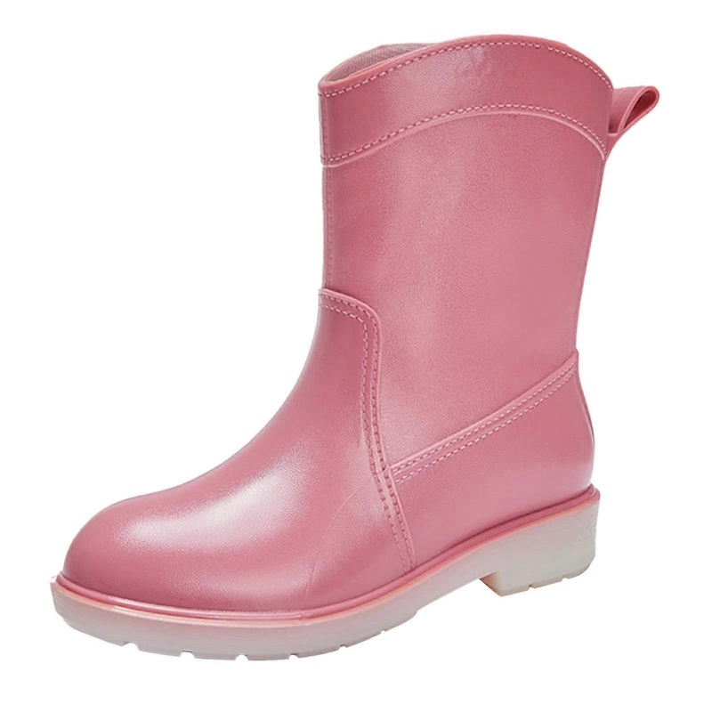 Overlook 6 Men’s Rain Shoes, SlipResistant, Plastic, Cement, Rain Boots, Ankle Boots Size 40 EU Rose