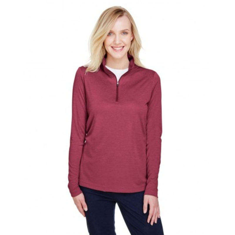 Team 365 TT31HW Ladies’ Zone Sonic Heather Performance Quarter-Zip | Team 365 TT31HW