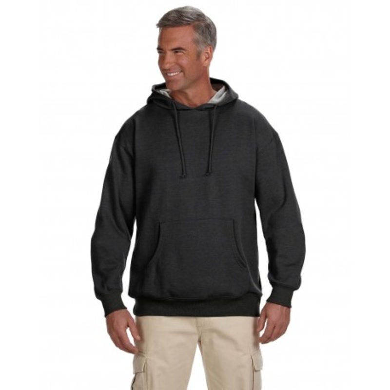 econscious EC5570 Adult Organic/Recycled Heathered Fleece Pullover Hooded Sweatshirt | Econscious EC5570