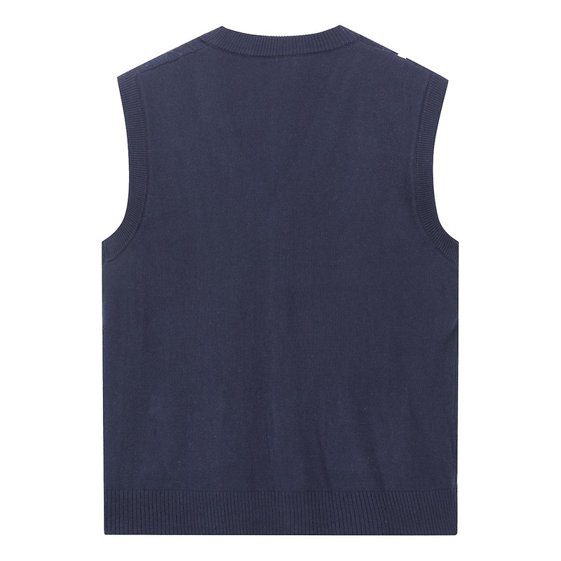 Cloudstyle Men’s Solid V Neck Woven Woolen Vest
