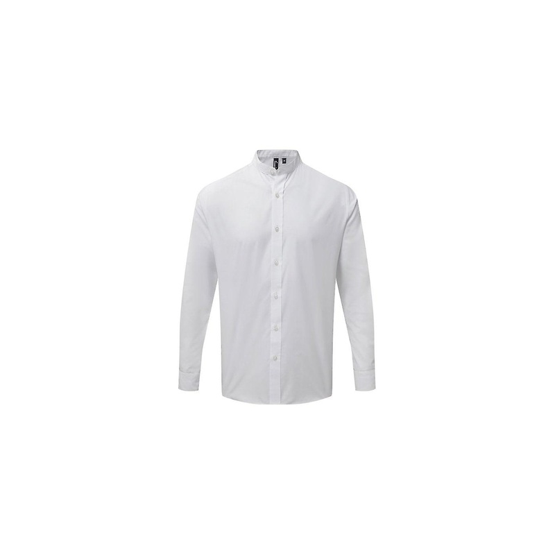 Women’s Premier Banded Collar Grandad Long Sleeve Shirt PR258