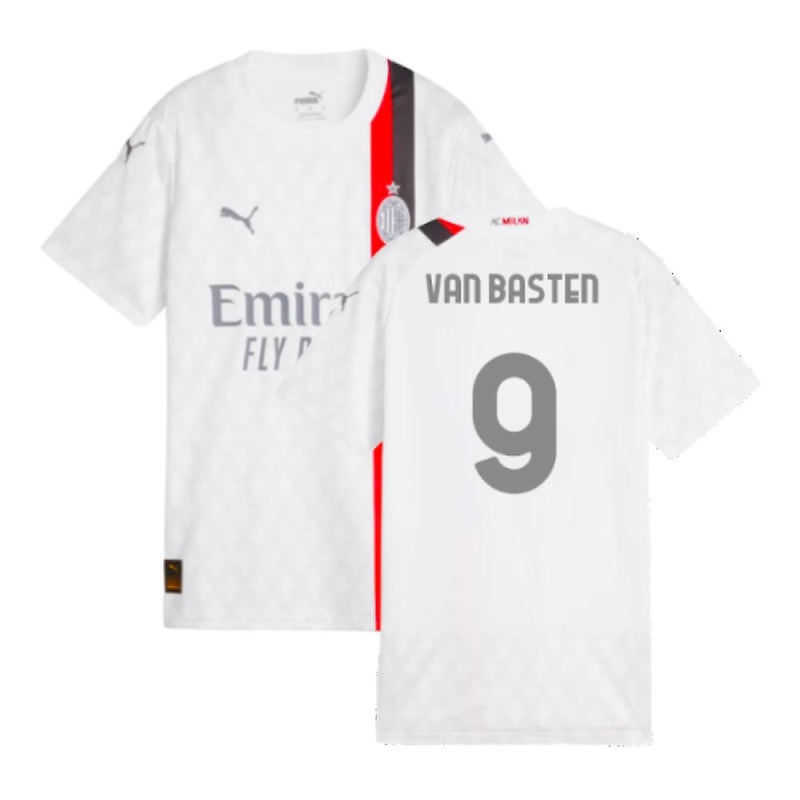 2023-2024 AC Milan Away Shirt (Ladies) (Van Basten 9)