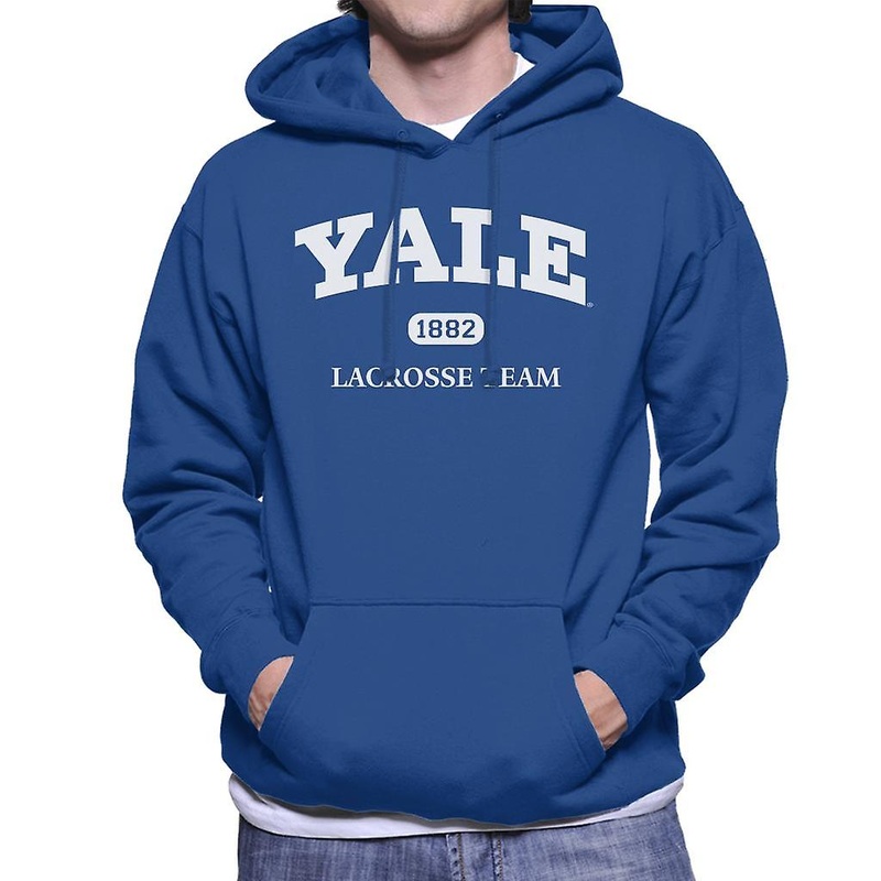 Yale University Lacrosse Team Men’s Hooded Sweatshirt