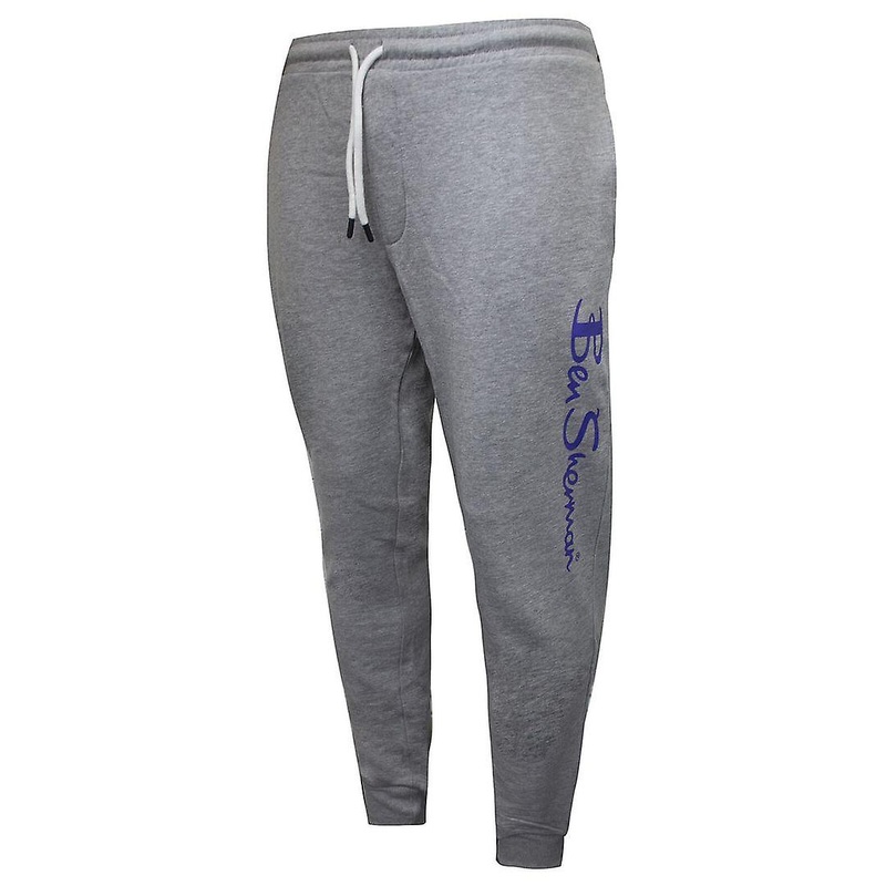 Ben Sherman Graph Logo Stretch Waist Bottoms Grey Mens Track Pants 0060890G GRY